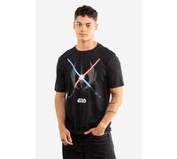 Star Wars Men's Crossed Blades T-Shirt Black | Size: Medium Star Wars Black M