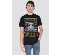 Star Wars Men's Crush The Resistance Tee Black S T-Shirt | Size: XL Star Wars Black XL