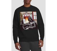 Star Wars Men's Darth Vader Christmas Carols Sweatshirt Black | Size: Large Star Wars Black L
