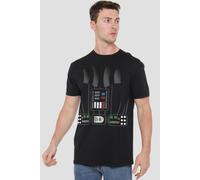 Star Wars Men's Darth Vader Costume T-Shirt Black | Size: Small Star Wars Black S