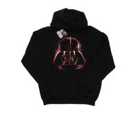 (S, Black) Star Wars Mens Darth Vader Helmet Hoodie