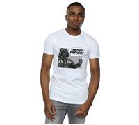 Star Wars Men's Darth Vader Pop Art T-Shirt in White | Size: 5XL Star Wars White 5XL