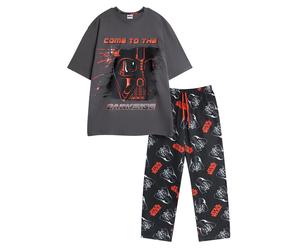 Star Wars Mens Darth Vader Short-Sleeved Long Pyjama Set NS9230