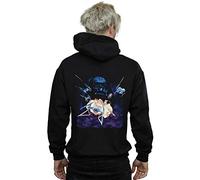 Star Wars Men's Darth Vader Tie Fighters Zip Up Hoodie Black XX-Large