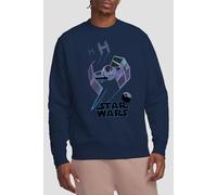 Star Wars Men's Death Star Defenders Sweatshirt Navy | Size: Small Star Wars Navy S