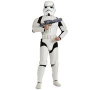 Star Wars Mens Deluxe Stormtrooper Costume (White/Black) - One Size