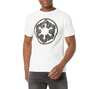 Star Wars Men's Empire Emblem T-Shirt, White, Medium