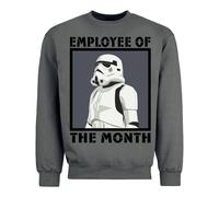 Star Wars Men's Employee Of The Month Sweatshirt in Mid Grey | Size: Large Star Wars Mid Grey L
