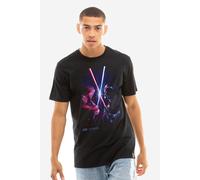 Star Wars Men's Ewan Kenobi Lightsaber Clash T-Shirt Black | Size: Large Star Wars Black L