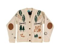 Star Wars Men's Ewok Forest Cardigan in Beige | Size: 2XL Star Wars Beige 2XL