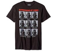 Star Wars Men's Expressions T-Shirt, Black, S