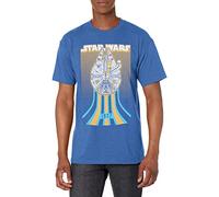 Star Wars Men's Falcon Speed Graphic T-Shirt, Royal Heather, XXL