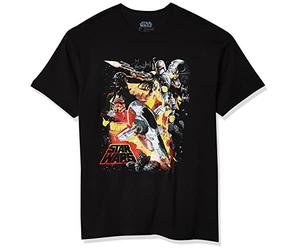STAR WARS Men's Force Hunter Graphic T-Shirt, Black, XXL