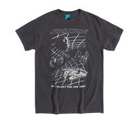 Star Wars Men's Galaxy Grid Vintage Wash T-Shirt in Charcoal | Size: Medium Star Wars Charcoal M
