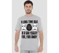 Star Wars Men's Galeggsy Far, Far Away T-Shirt Grey | Size: Small Star Wars Grey S