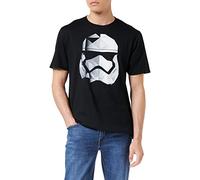 Star Wars Mens Geo Trooper T-Shirt, Black, L UK