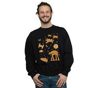Star Wars Men's Gingerbread Battle Sweatshirt Black XXX-Large