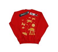 Star Wars Mens Gingerbread Battle Sweatshirt (Red) - Size Medium