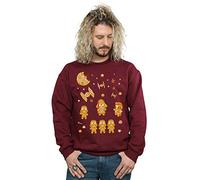 Star Wars Men's Gingerbread Empire Sweatshirt Burgundy Medium