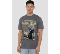 Star Wars Men's Grogo Legend Continues T-Shirt Charcoal | Size: Medium Star Wars Charcoal M