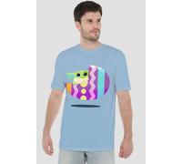 Star Wars Men's Grogu'S Easter Egg Ride T-Shirt Light Blue | Size: Medium Star Wars Light Blue M
