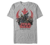 STAR WARS Men's Group Rogue T-Shirt, Black, 5XL Big Tall
