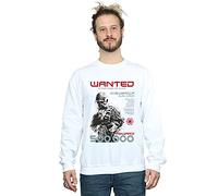 Star Wars Men's Han Solo Chewie Wanted Sweatshirt White XXXXX-Large