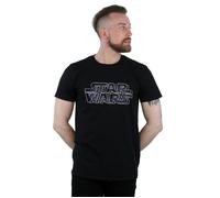 Star Wars Men's Hyperspace Logo T-Shirt in Black | Size: 3XL Star Wars Black 3XL