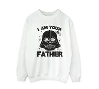 Star Wars Men's I Am Your Father Sweatshirt in White | Size: 3XL Star Wars White 3XL