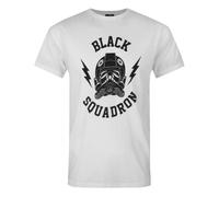 Star Wars Mens Imperial Black Squadron Tie Fighter T-Shirt / S White/Black NS550