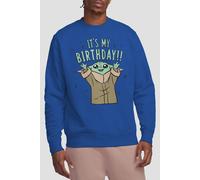 Star Wars Men's It's My Birthday Sweatshirt Royal | Size: 2XL Star Wars Royal 2XL