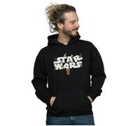 Star Wars Men's Kiddie Logo Hoodie in Black | Size: XL Star Wars Black XL