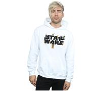 Star Wars Men's Kiddie Logo Hoodie in White | Size: 5XL Star Wars White 5XL