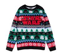 (XXL, Multicoloured) Star Wars Mens Logo Christmas Jumper