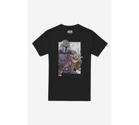 Star Wars Men's Mandalorian Duo T-Shirt Black | Size: Large Star Wars Black L