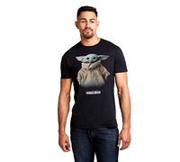 Star Wars Men's Mandalorian - The Child T Shirt, Child Black, L UK