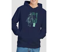 Star Wars Men's Mando No. 1 Dad Hoodie Navy | Size: Medium Star Wars Navy M