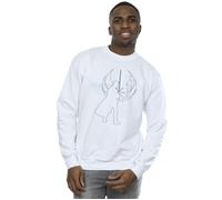 Star Wars Men's Obi-Wan Kenobi Jedi Master Balance Sweatshirt in White | Size: Large Star Wars White L