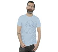 Star Wars Men's Obi-Wan Kenobi Jedi Master Balance T-Shirt in Baby Blue | Size: Medium Star Wars Baby Blue M