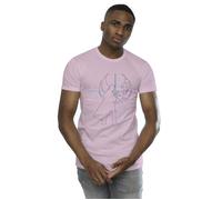 Star Wars Men's Obi-Wan Kenobi Jedi Master Balance T-Shirt in Baby Pink | Size: Small Star Wars Baby Pink S
