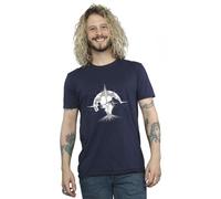 Star Wars Men's Obi-Wan Kenobi Saber Silhouette Fight T-Shirt in Navy | Size: Small Star Wars Navy S