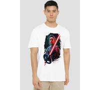 Star Wars Men's Obiwan Kenobi Reva Painted T-Shirt White | Size: XL Star Wars White XL