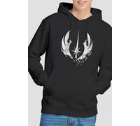 Star Wars Men's ObiWan Kenobi Shattered Jedi Hoodie Black | Size: 2XL Star Wars Black 2XL