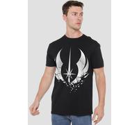 Star Wars Men's Obiwan Kenobi Shattered Jedi T-Shirt Black | Size: Small Star Wars Black S