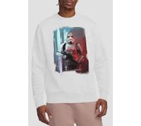 Star Wars Men's ObiWan Kenobi Stormtrooper Painted Sweatshirt White | Size: 2XL Star Wars White 2XL