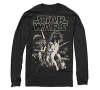 Star Wars Men's Official 'Poster' Graphic Tee Shirt, Black, Large