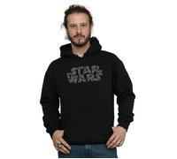 Star Wars Men's Paisley Logo Hoodie in Black | Size: Medium Star Wars Black M