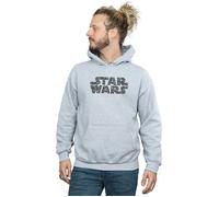 Star Wars Men's Paisley Logo Hoodie in Grey | Size: Large Star Wars Grey L