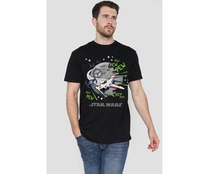 Star Wars Men's Pew Pew Xwing T-Shirt Black | Size: 2XL Star Wars Black 2XL