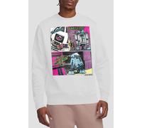 Star Wars Men's R2D2 To The Rescue Sweatshirt White | Size: XL Star Wars White XL